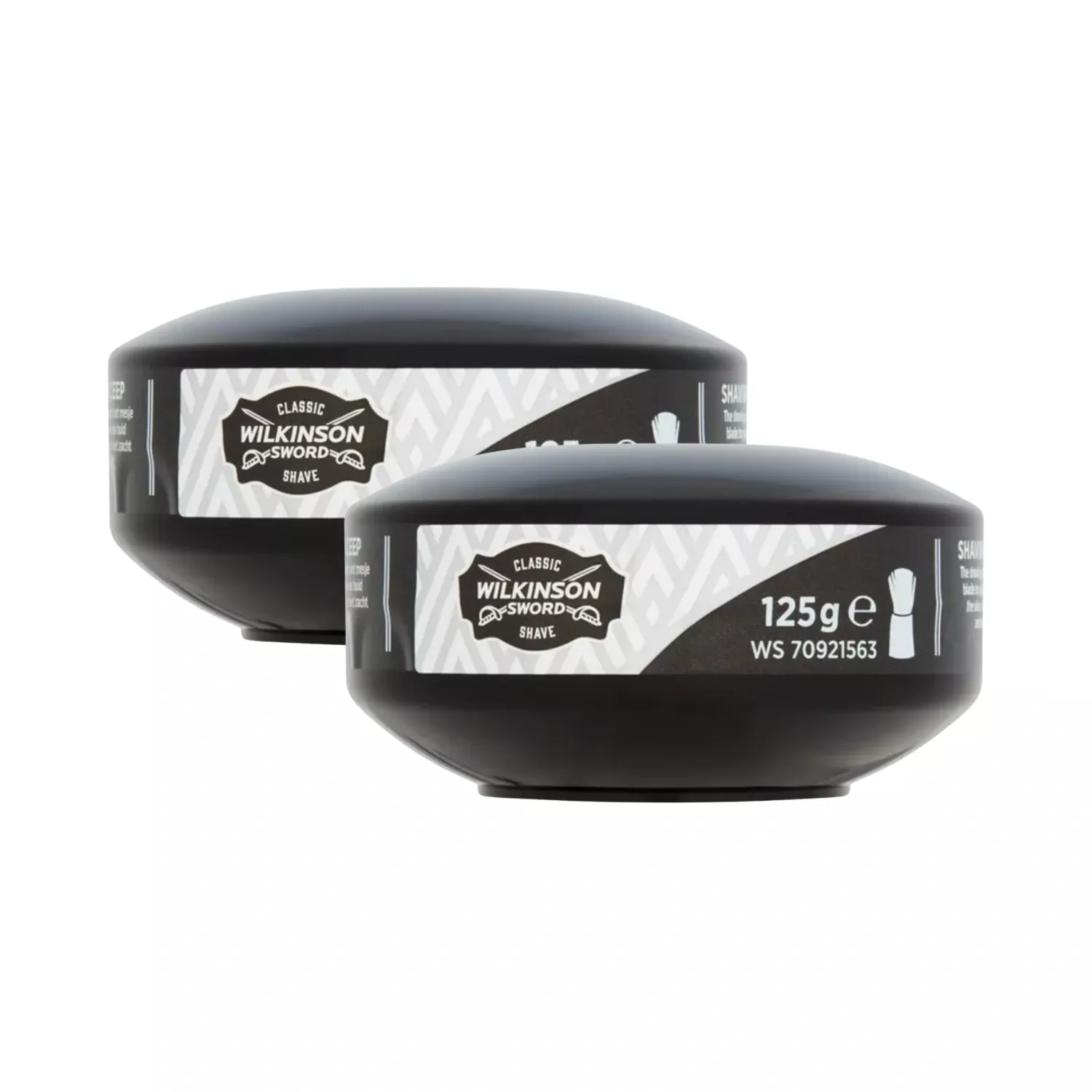 2x Wilkinson Shaving Soap Bowl 125gm