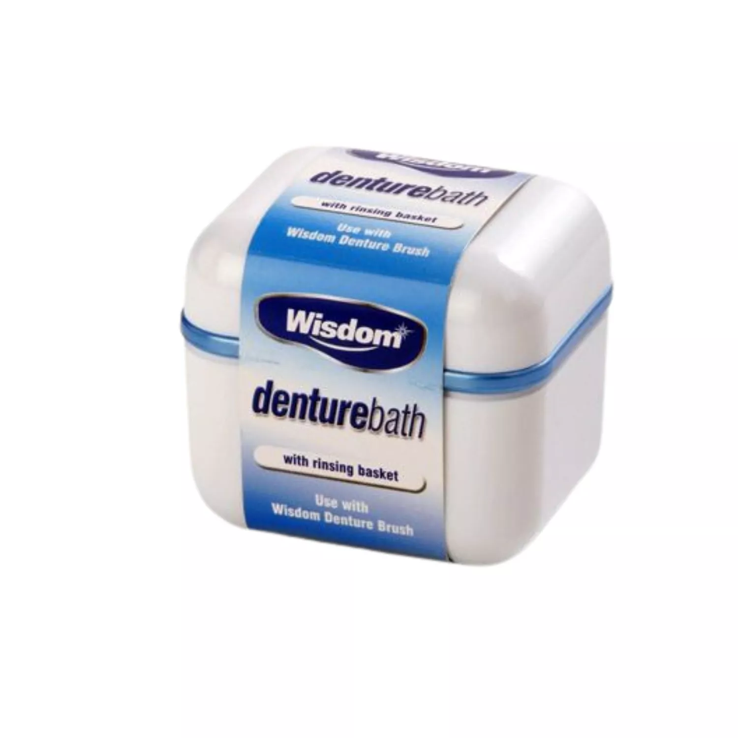 Wisdom Denture Bath With Rinsing Basket