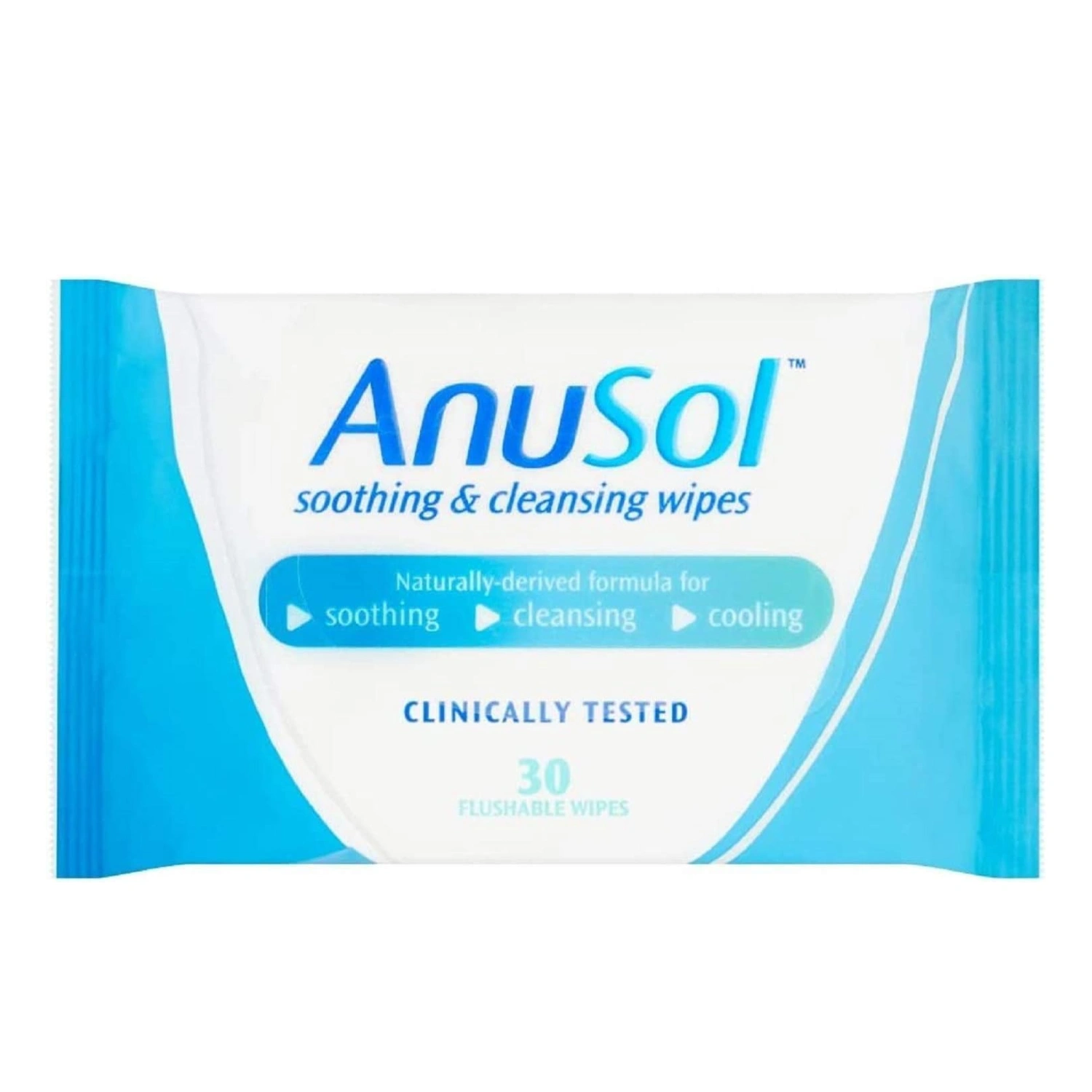 Anusol Soothing & Cleansing Flushable Wipes 30 Pack