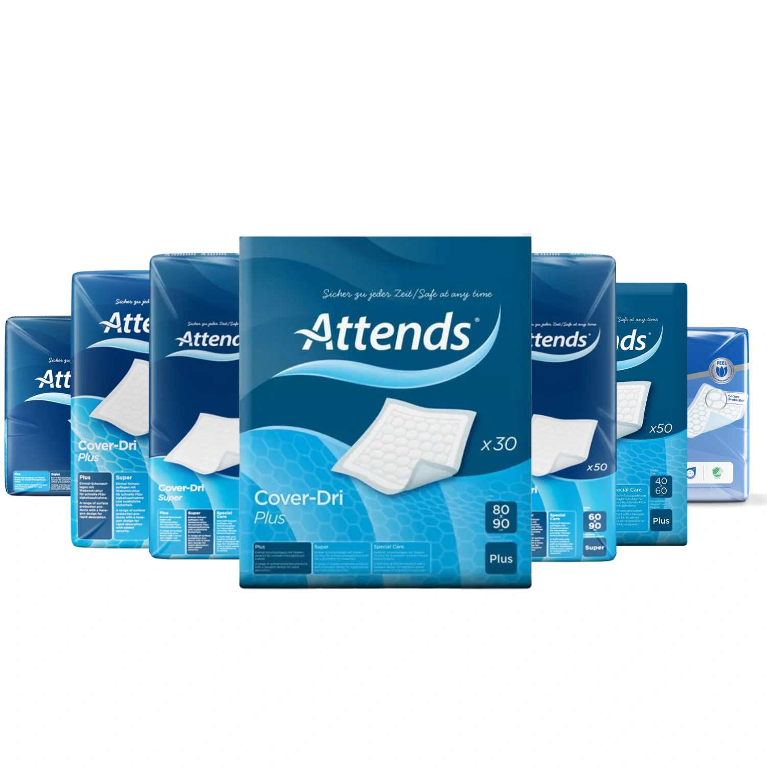 Attends Cover Dri Plus & Super Disposable Pads