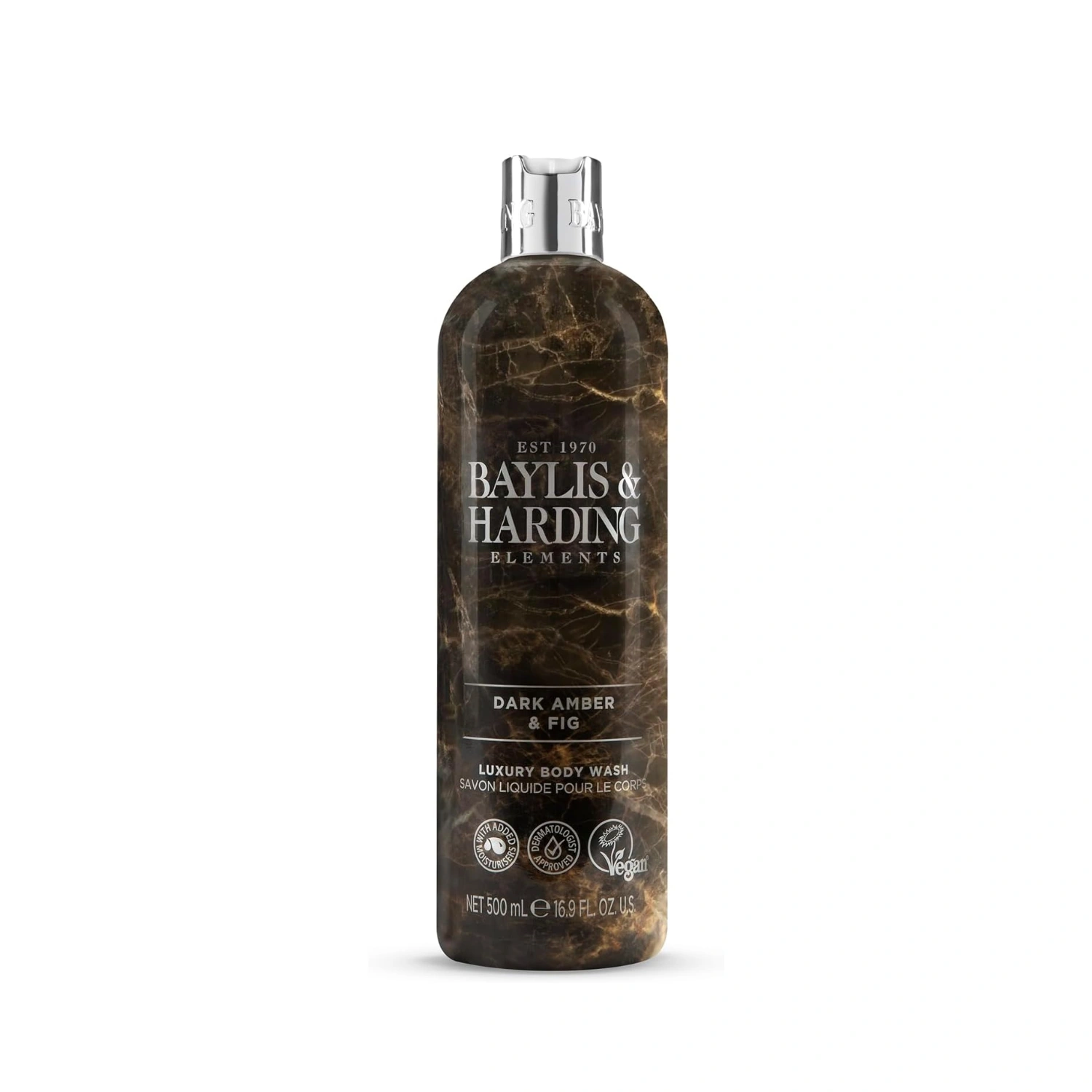 Baylis & Harding Elements Body Wash Dark Amber & Fig 500ml