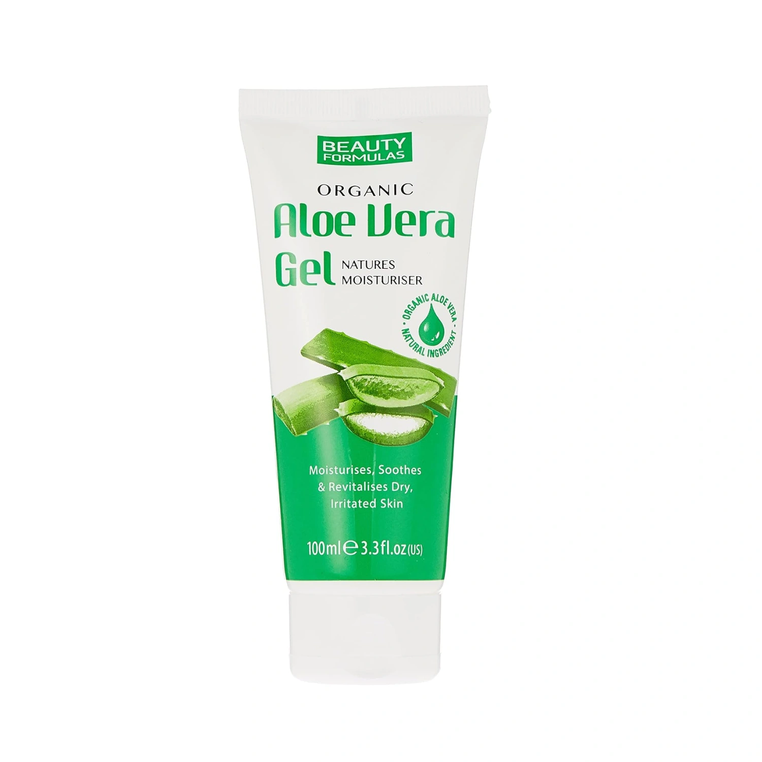 Beauty Formulas Organic Aloe Vera Gel 100ml