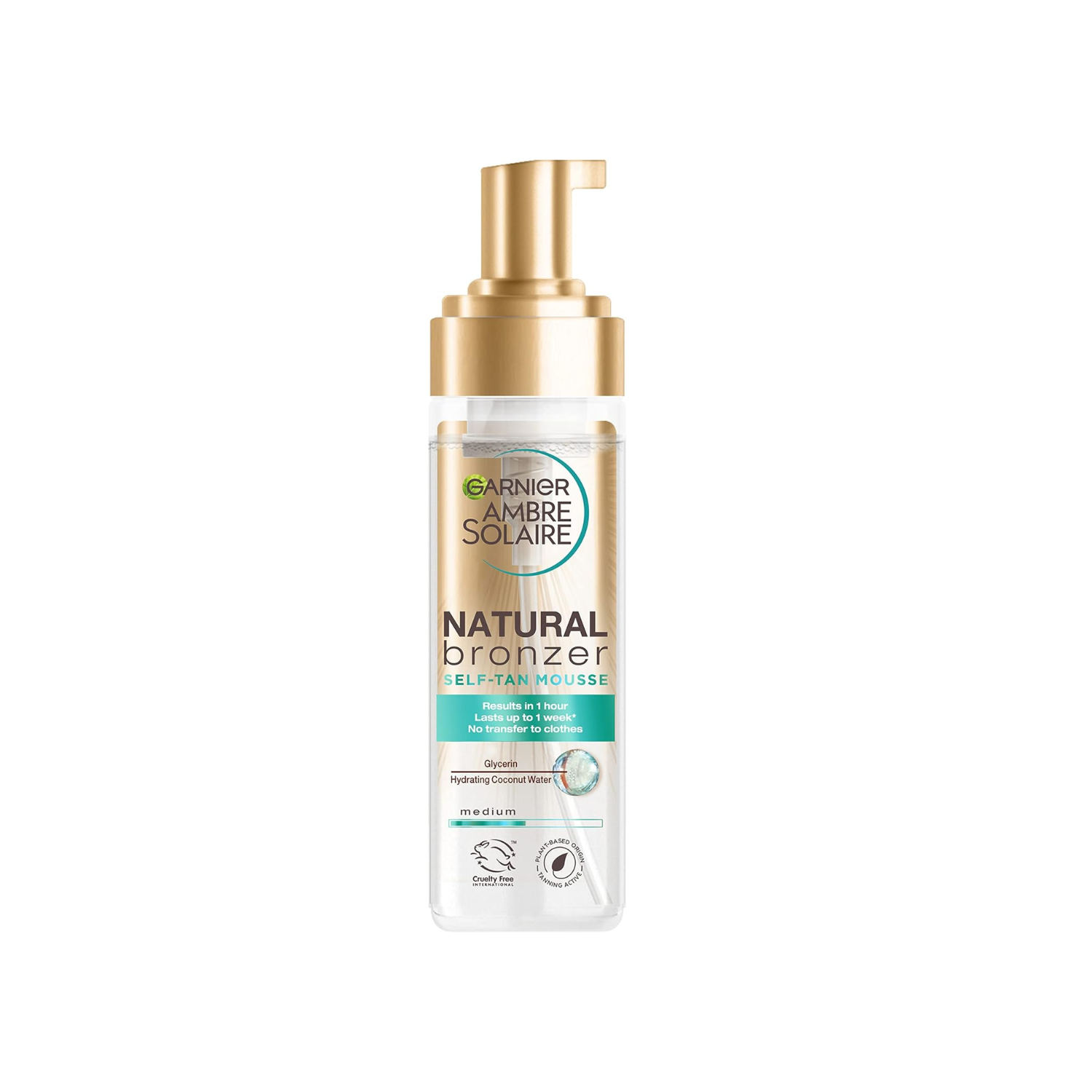 Garnier Ambre Solaire Natural Bronzer Self Tan Mousse 200ml