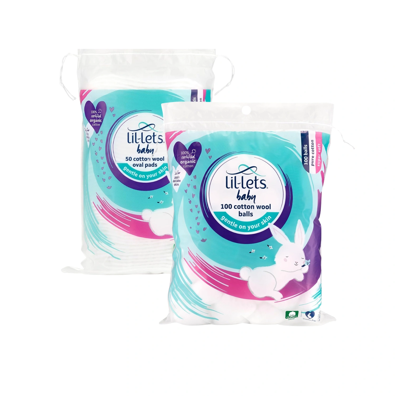 Lil-Lets Baby Cotton Wool Balls