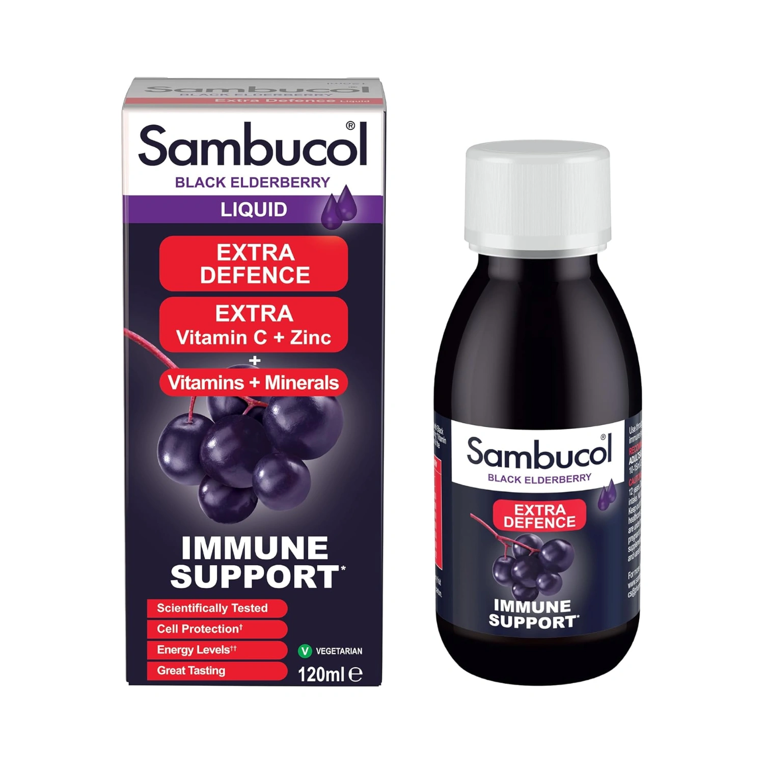 Sambucol Black Elderberry Liquid Extract for Kids 120ml