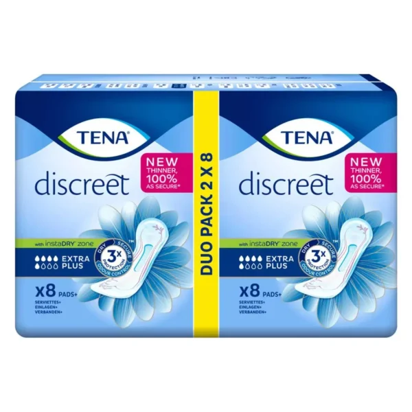 Tena-Lady-Discreet-Extra-Plus-Incontinence-Pad-Duo-Pack-16-Count
