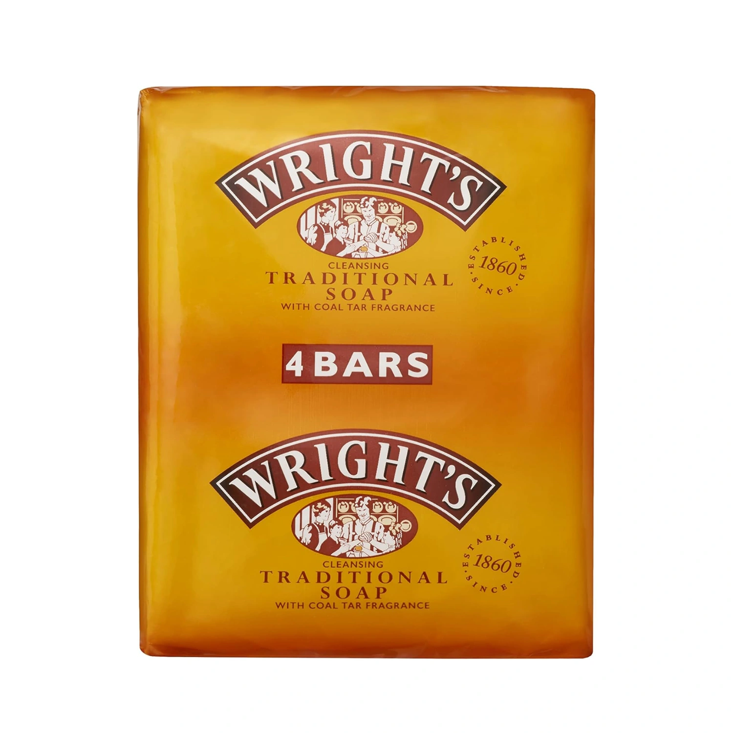 Wright's Traditional Soap Bars 4 x 100g