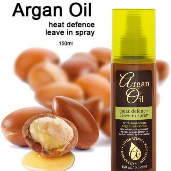 Xpel Argan Oil Heat Defence Leave in Spray, 150ml (2)
