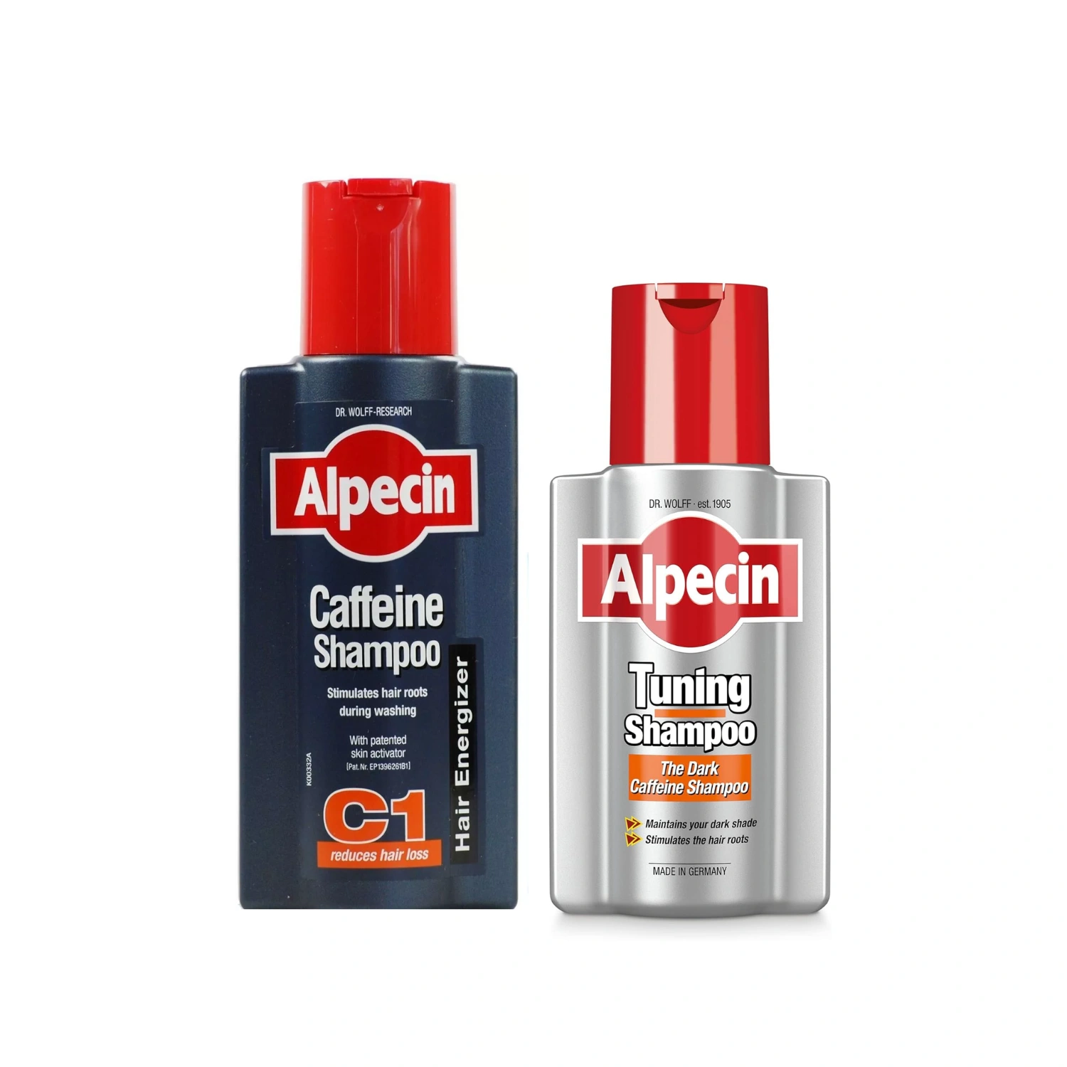 Alpecin Shampoo Caffeine 250ml & Tuning 200ml