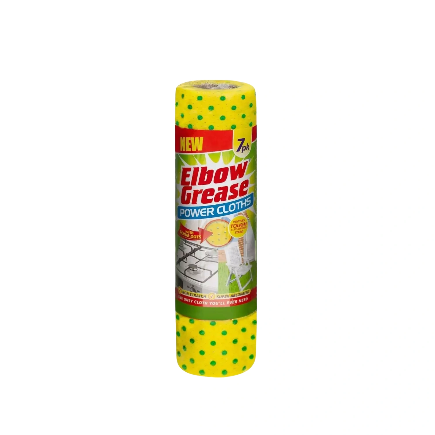 Elbow Grease 7 Pack Power Cloth Elbow Grease