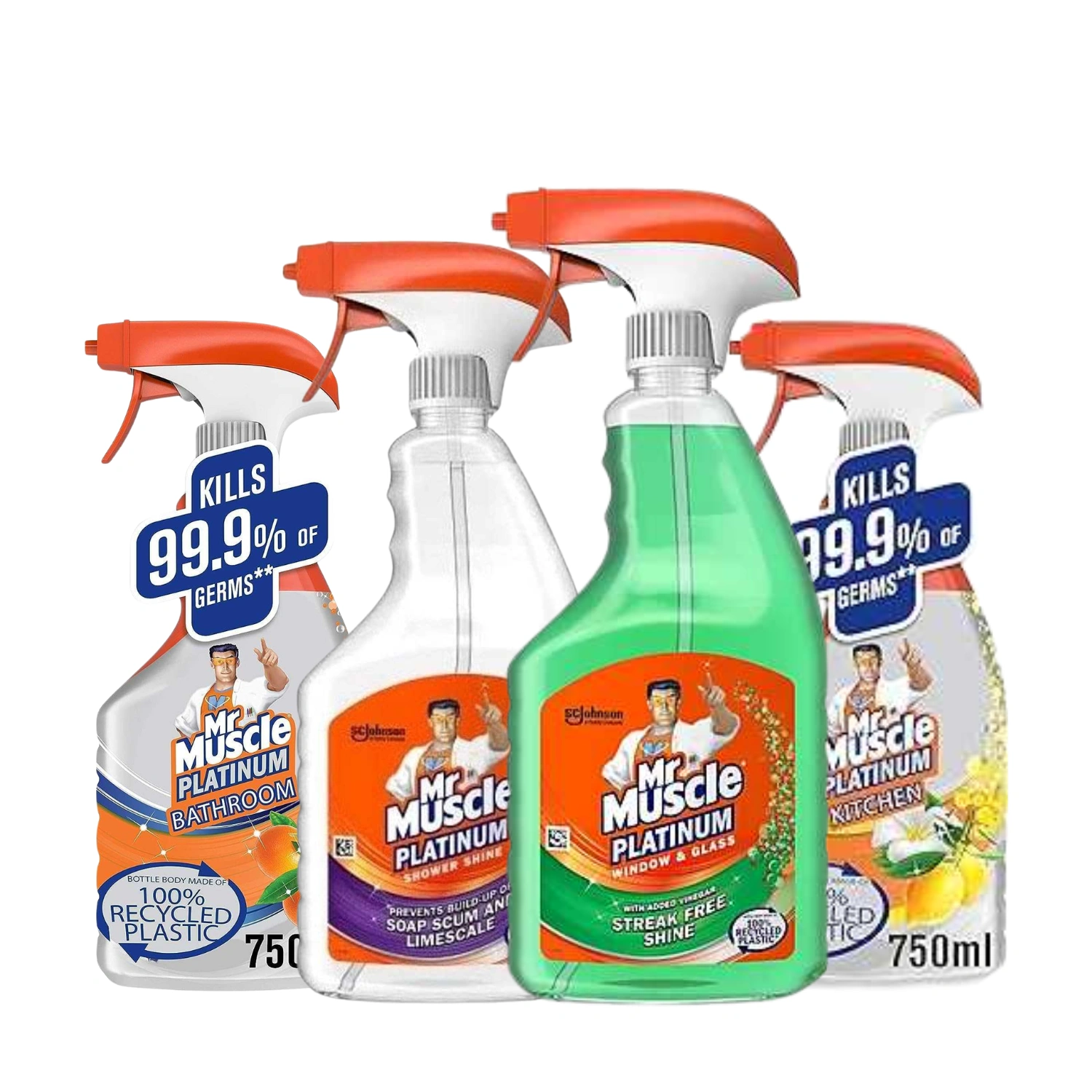 Mr Muscle Platinum Multi-Purpose Cleaning Trigger Set 750ml