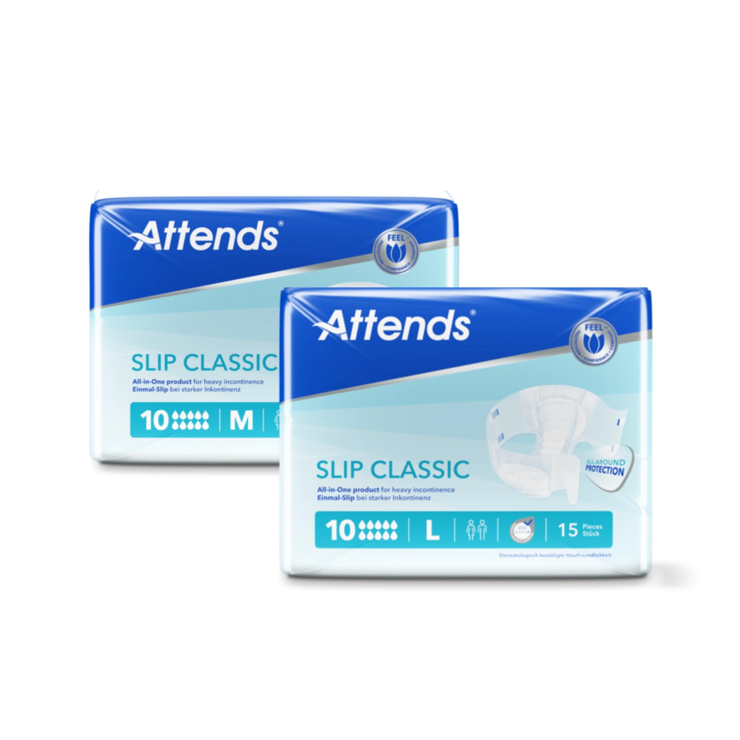 Attends Slip Classic Pack of 15