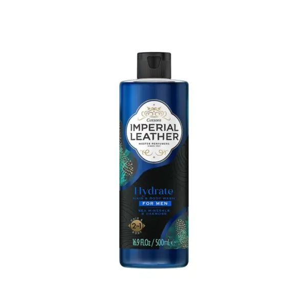 Imperial Leather Men 2-In-1 Hair & Body Wash Hydrate 500ml (2)