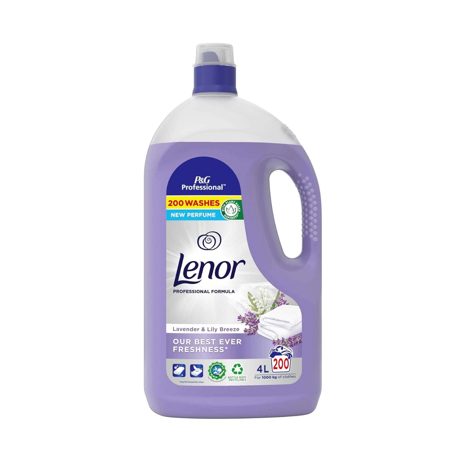Lenor Fabric Softener Conditioner Lavender Breeze 4L