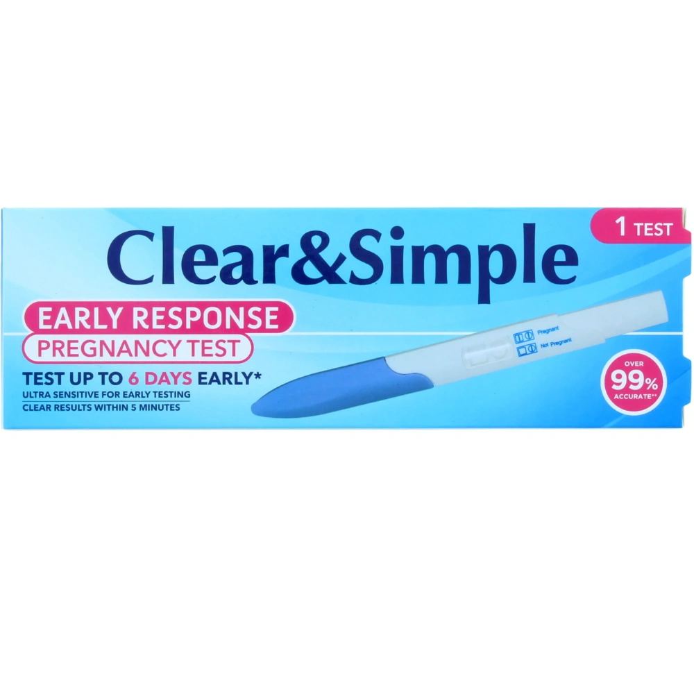 Clear & Simple Early Response Pregnancy Test