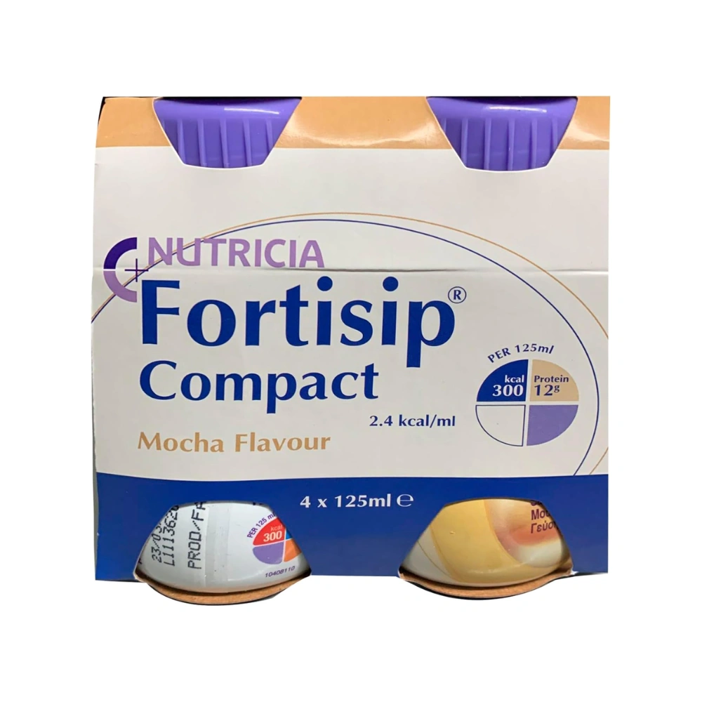Fortisip Compact Fibre Mocha 4 x 125ml