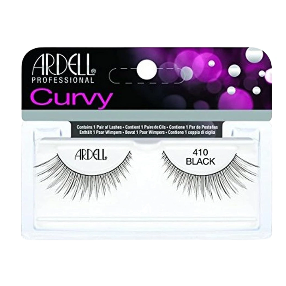 Ardell Curvy False Eyelashes Black 410