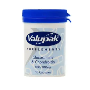 Valupak Glucosamine & Chondroitin 400/100mg