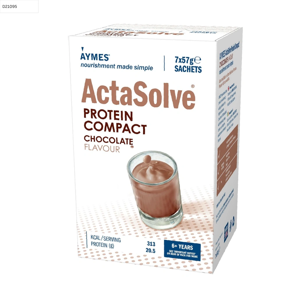 Aymes Actasolve Protein Compact Chocolat 7 X 57g Sachet