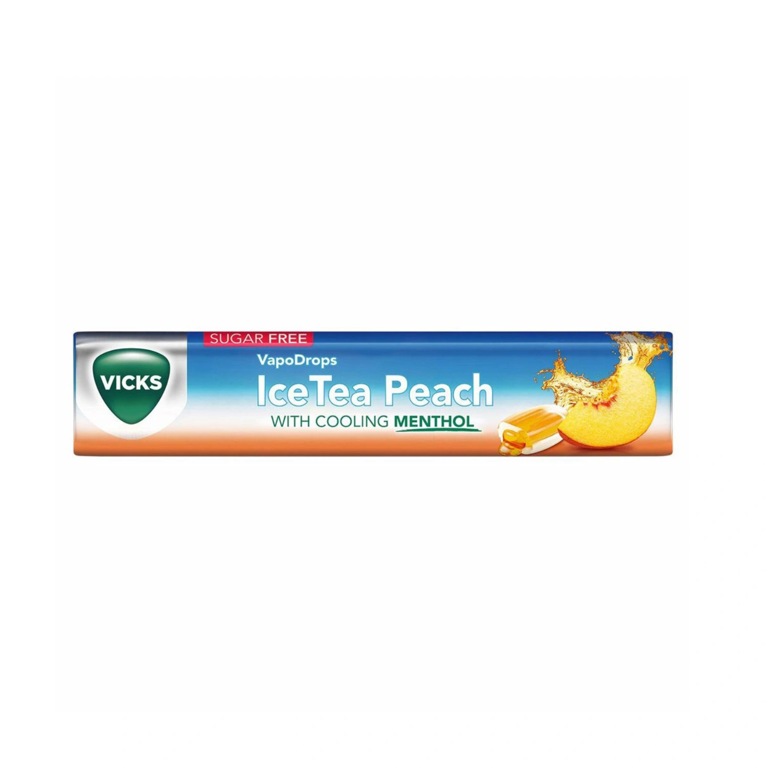 Vicks VapoDrop Cough Sweets Ice Tea Peach 42g