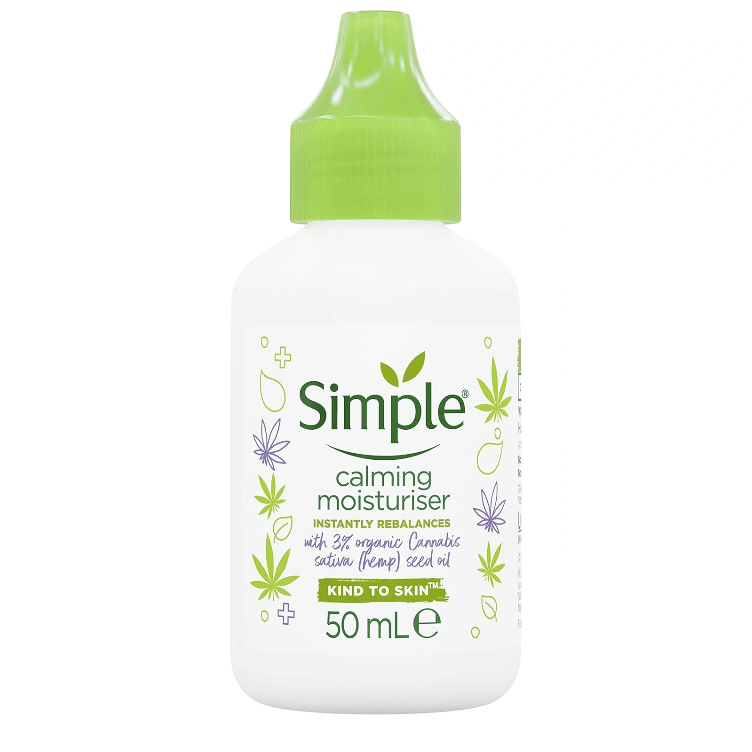 Simple Moist Calming With Hemp Oil 50ml