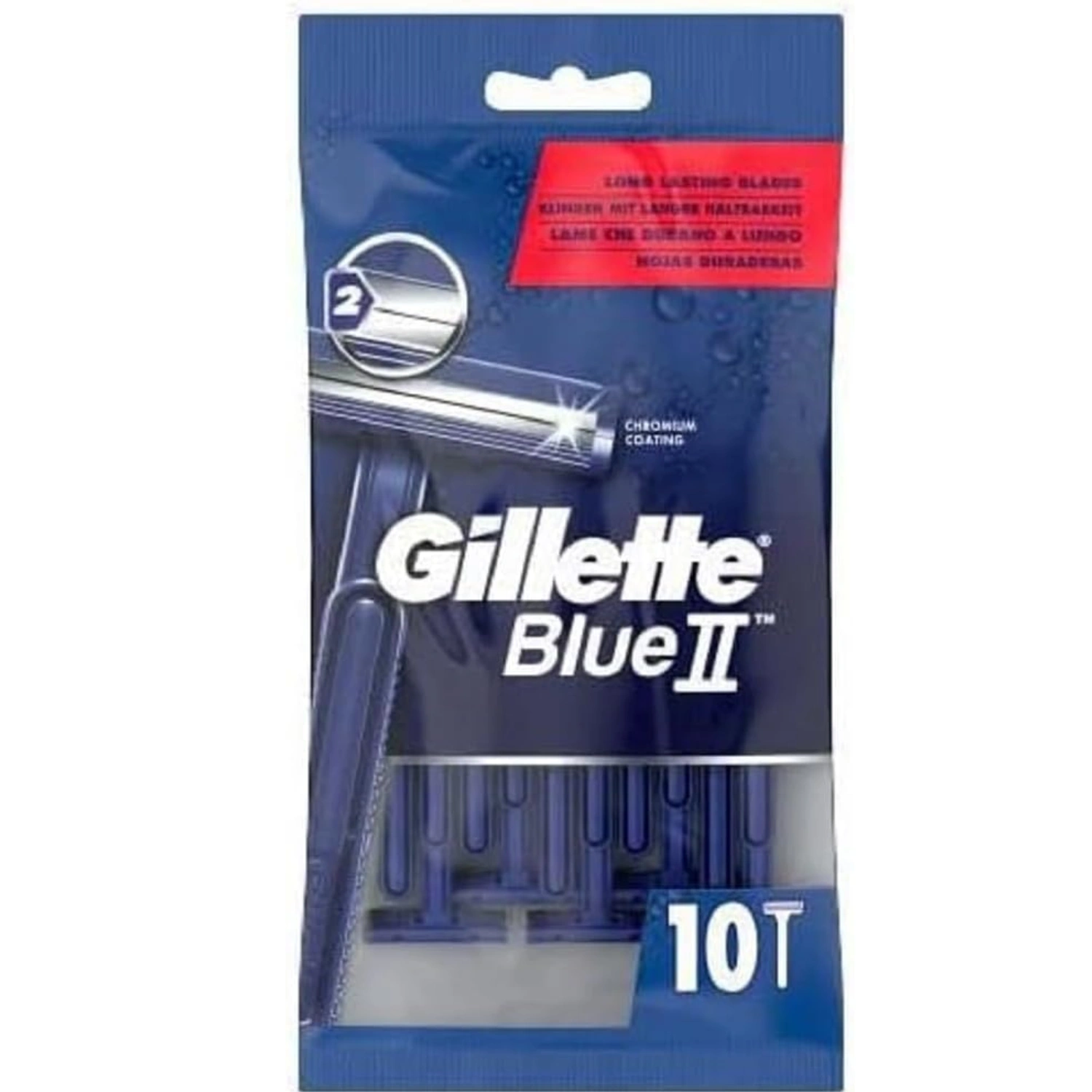 Gillette BlueII Disposable Razors for Men x10