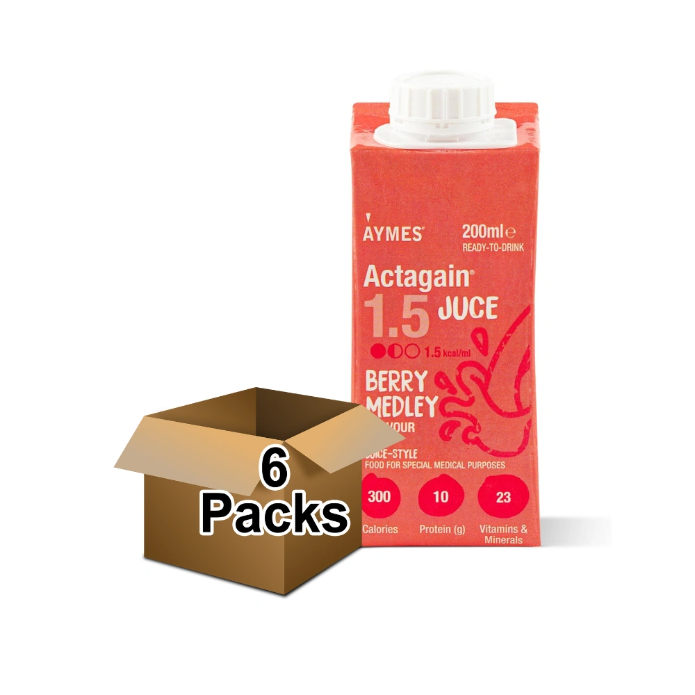 Aymes Actagain 1.5 Juce Berry Medley 200ml - Pack of 6