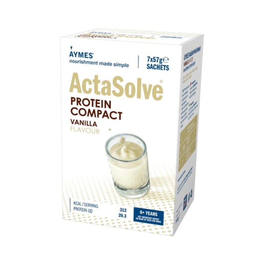 Aymes Actasolve Protein Compact Vanilla 7 X 57g