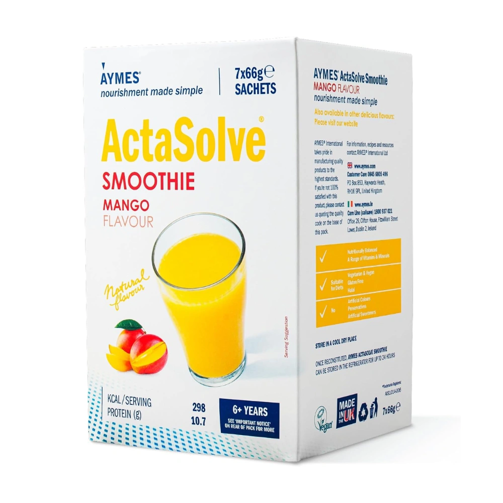 Aymes Actasolve Smoothie Mango 7x66g
