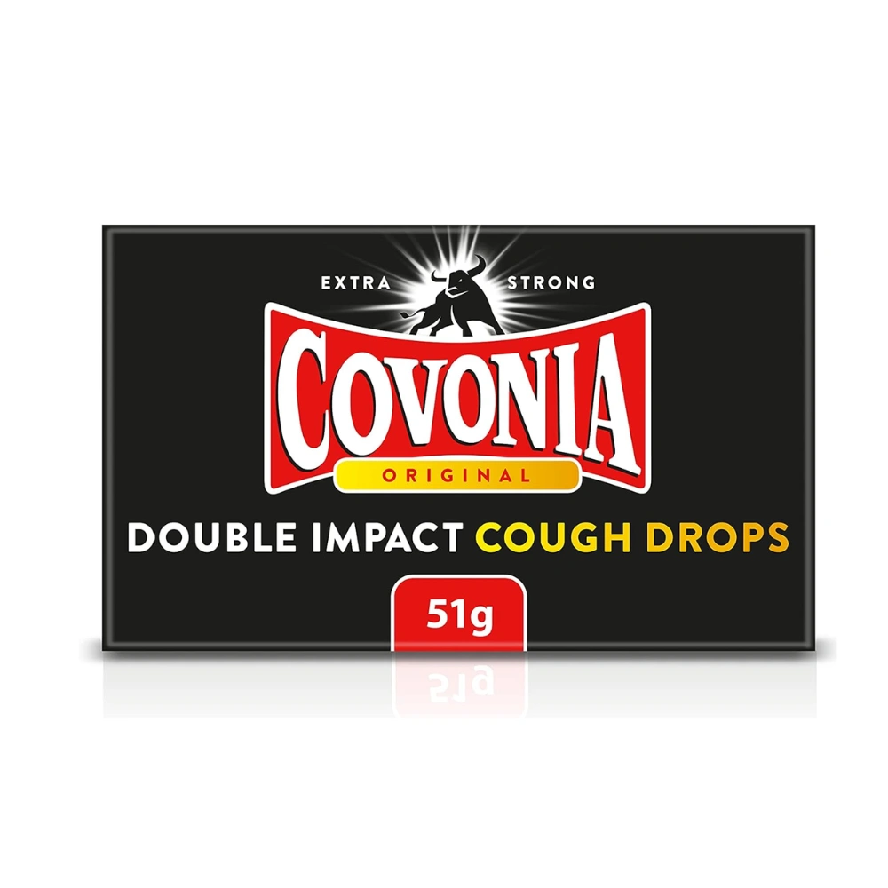 Covonia 51g Double Impact Strong Original Lozenges