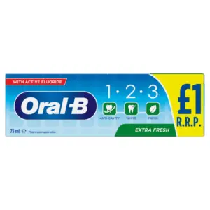 Oral B Toothpaste 123 Extra Fresh 75ml