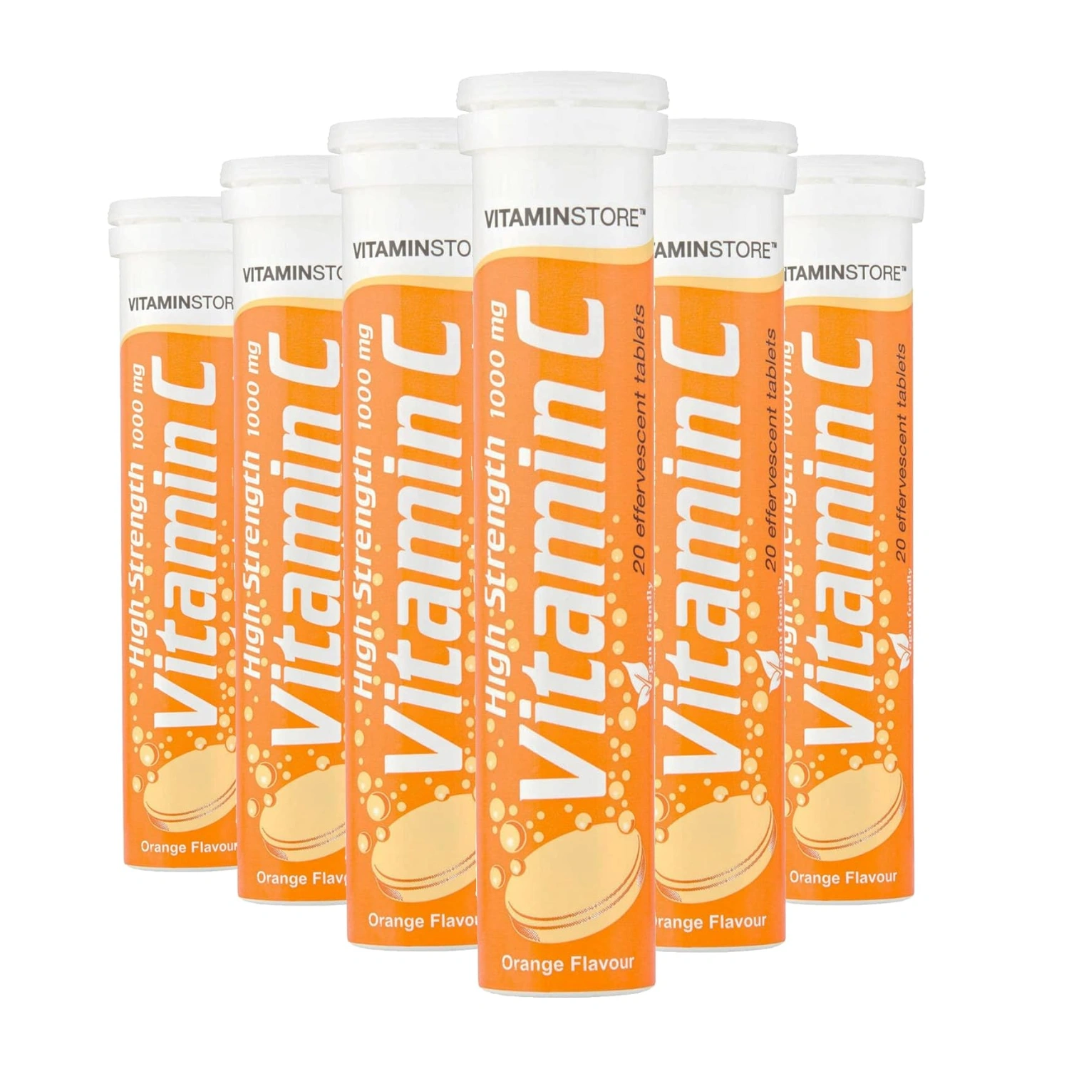 Vitamin Store Effervescent Vitamin C 1000mg 20s - Pack of 6