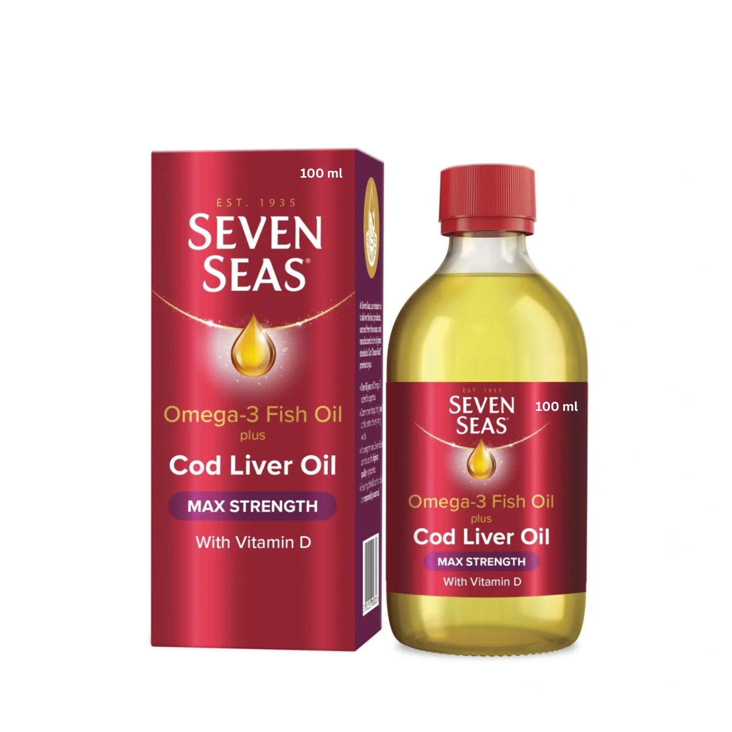 Seven Seas Cod Liver Oil Max Strength 100ml