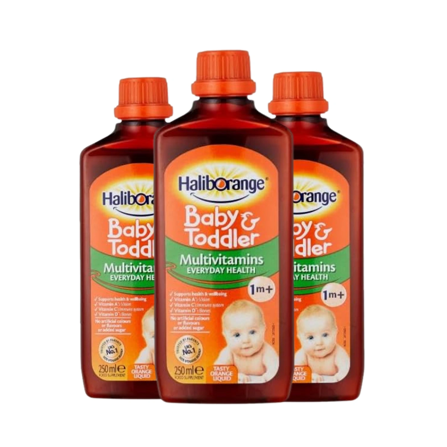 Haliborange Baby & Toddler Multivitamins 250ml - Pack of 3
