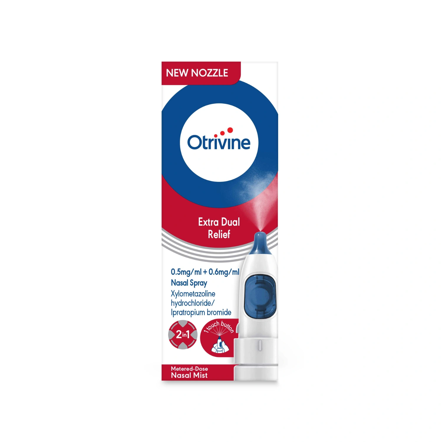 Otrivine Extra Dual Relief Nasal Spray 10ml