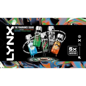 Lynx Fragrance Squad Body Spray 5 Piece Gift Set