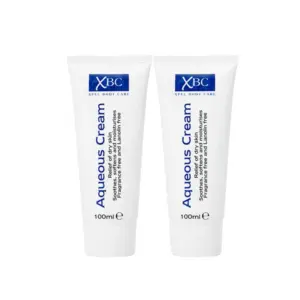 XBC Aqueous Dry Skin Body Cream Tube 100ml - Pack of 2